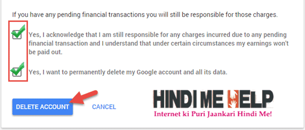 Google account ko delete kaise kare uski puri jaankari hindi me