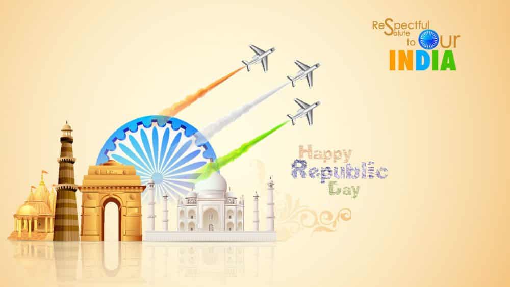 26 january Happy Republic Day Message, Wallpaper, Status full HD wallpaper special salute