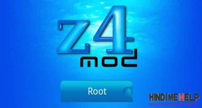 Z4Root app ki madad se mobie ko root kare without pc