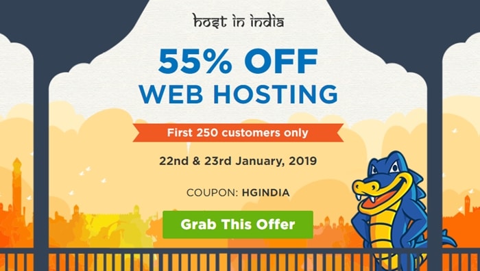 Hostgator Hosting 55% Off Offer Discount Coupon [05-06th March [year]] - Blogging