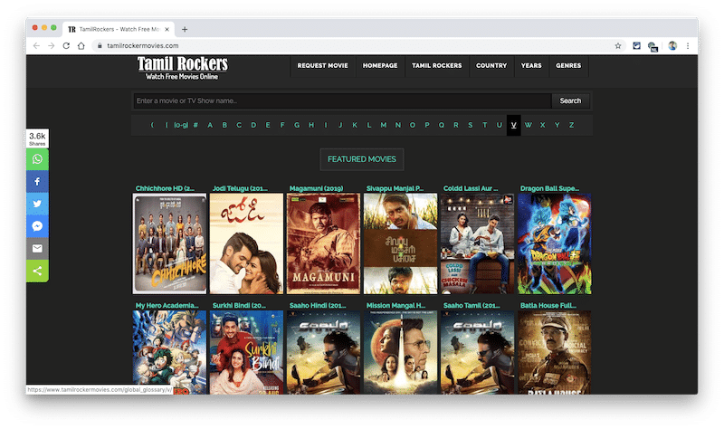 Tamilrockers.com Download Latest Tamil, Telugu & Malayalam Hindi Dubbed Movies Free! - Entertainment