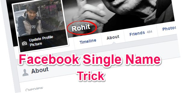 facebook single name kaise set kare uski jankari or tirck hindi me