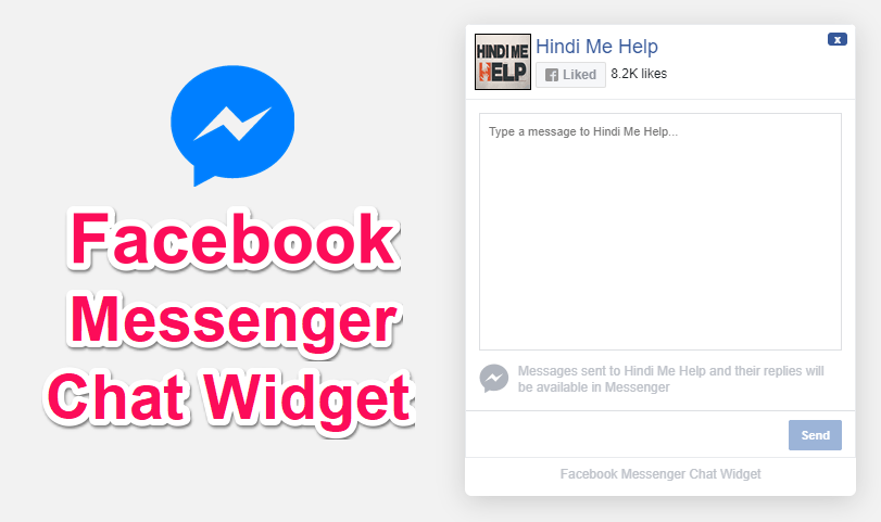 Facebook Messenger Chat Widget For Website Blog